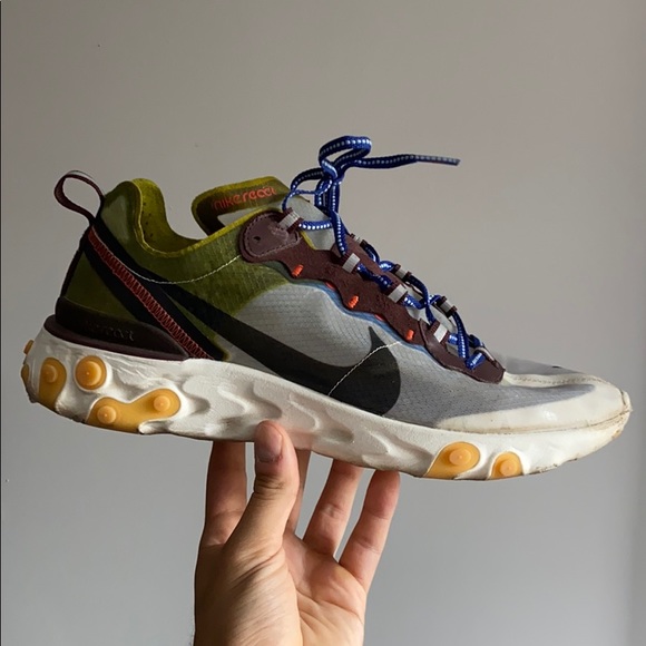 see through nike react
